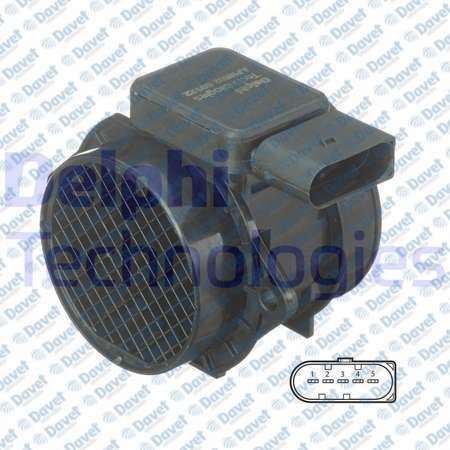 DELPHI AF10502-12B1 Maf Sensoru Volvo S40 1.6 1.8 2.0 98-03 V40 645 1.6 03-04